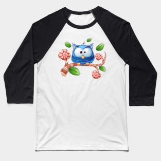 Cartoon Birt Concept art Baseball T-Shirt